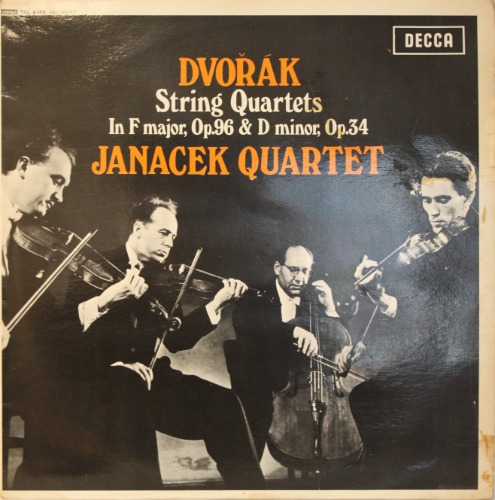 야나첵 사중주단(Janacek Quartet) - 드보르작(Dvorak) 현악 사중주 Op.96 &#039;아메리카&#039; &amp; Op.34 [LP]