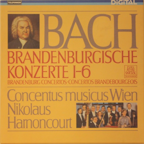 아르농쿠르(Nikolaus Harnoncourt) - 바흐(Bach) 브란덴부르크 협주곡 1-6번 [2LP]