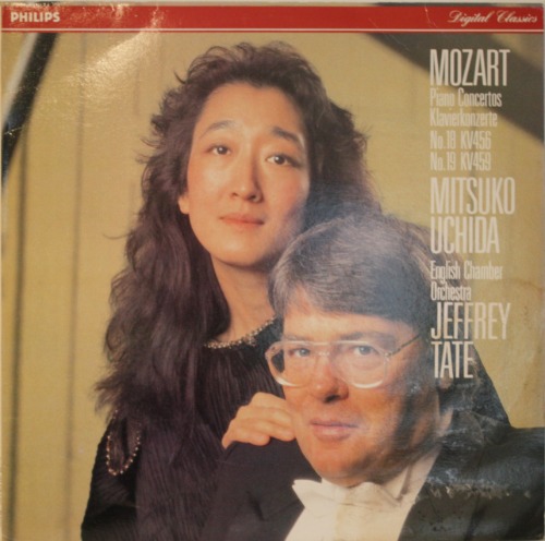 우치다(Mitsuko Uchida), 테이트(Jeffrey Tate) - 모차르트(Mozart) 피아노 협주곡 18, 19번 [LP]