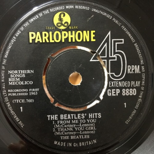 The Beatles - The Beatles&#039; Hits [7&quot; LP] 비틀즈
