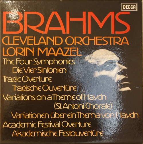 마젤(Lorin Maazel) - 브람스(Brahms) 교향곡 1-4번 외 [4LP]