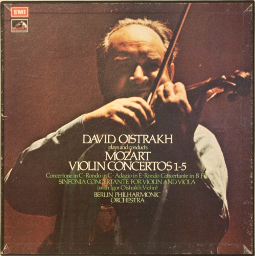 오이스트라흐(David Oistrakh) - 모차르트(Mozart) 바이올린 협주곡 전집 [4LP]