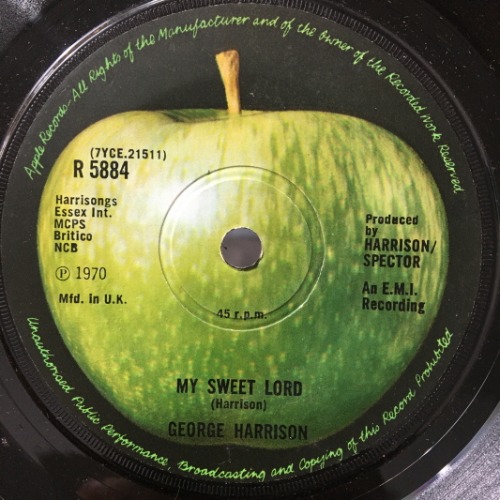 George Harrison - My Sweet Lord/What Is Life [7&quot; LP] 조지 해리슨