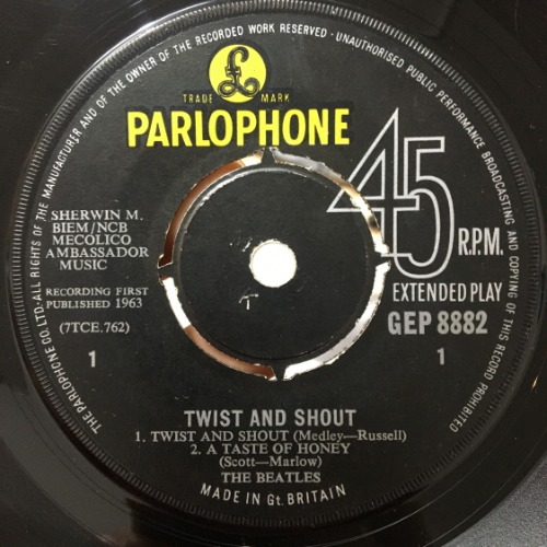 The Beatles - Twist And Shout [7&quot; LP] 비틀즈