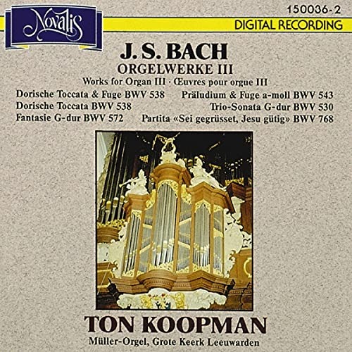 쿠프먼(Ton Koopman) - Bach Orgelwerke III