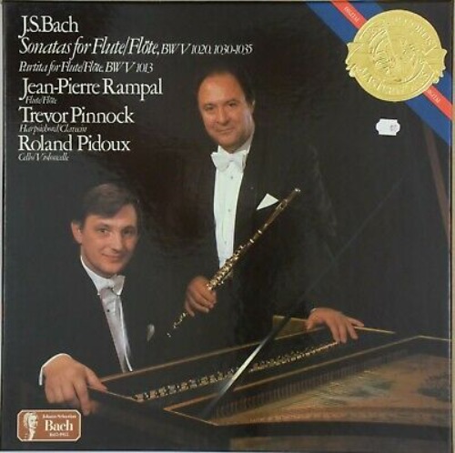 랑팔(Rampal) 피녹(Pinnock) 피도(Pidoux) - Bach Sonatas for Flute / Partita for Solo Flute [2CD]