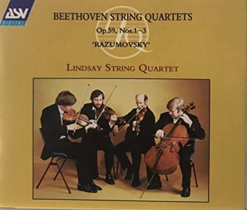 린제이 사중주단(The Lindsays) - 베토벤 현악 사중주 Op.59 1-3 [2CD]