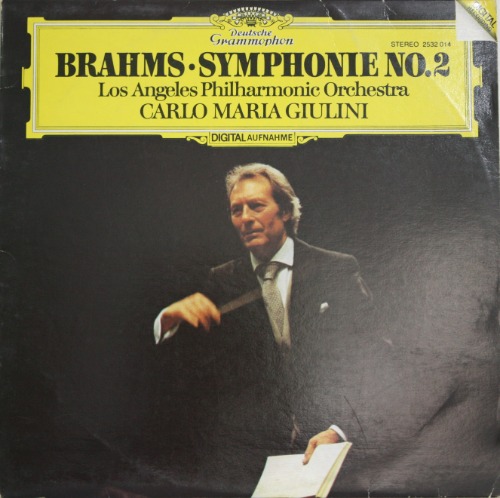 줄리니(Carlo Maria Giulini) - 브람스(Brahms) 교향곡 2번 [LP]
