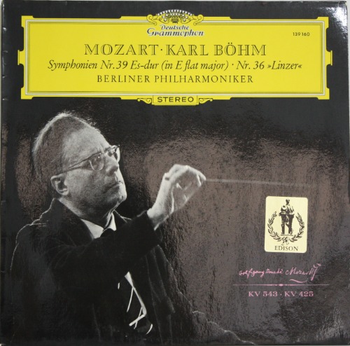 칼 뵘(Karl Bohm) - 모차르트(Mozart) 교향곡 36, 39번 [LP]