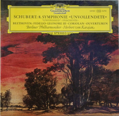 카라얀(Herbert Von Karajan) - 슈베르트 교향곡 8번 미완성 [LP]