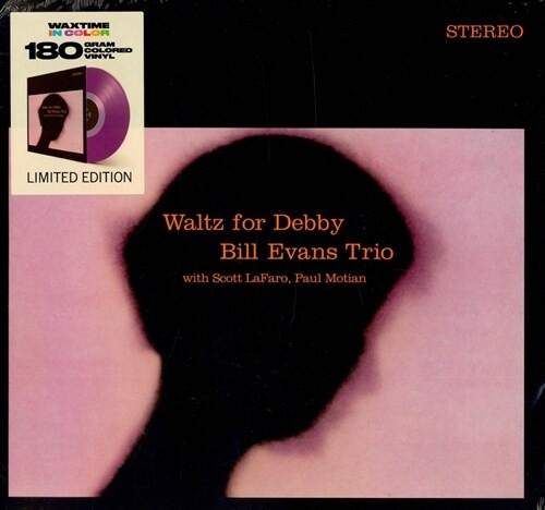 Bill Evans Trio - Waltz For Debby [180g LP 한정수입반][투명 퍼플 컬러반 Waxtime] 빌 에반스 트리오 왈츠 포 데비