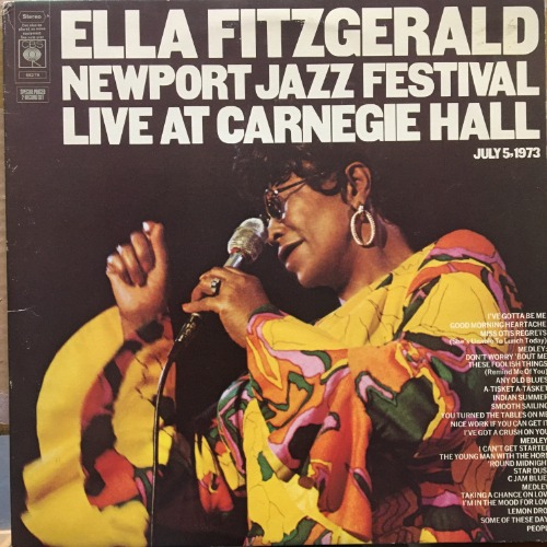 Ella Fitzgerald - Newport Jazz Festival Live At Carnegie Hall [Gatefold 2LP] 엘라 피츠제럴드